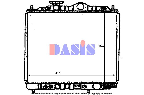 AKS DASIS Radiators, Motora dzesēšanas sistēma 141350N